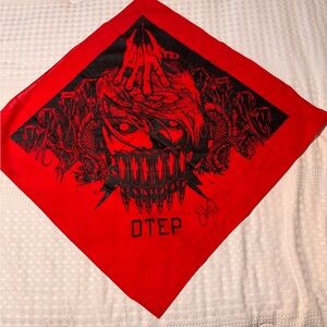 Signed OTEP Bandana red